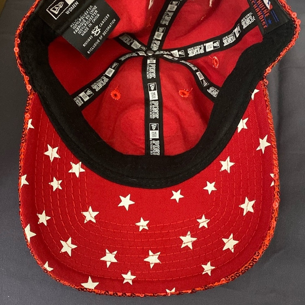 Phillies - Victoriaâs Secret PINK Sequin Cap Baller Hat đ§˘đĽMAKE AN OFFERđĽ - Picture 12 of 13